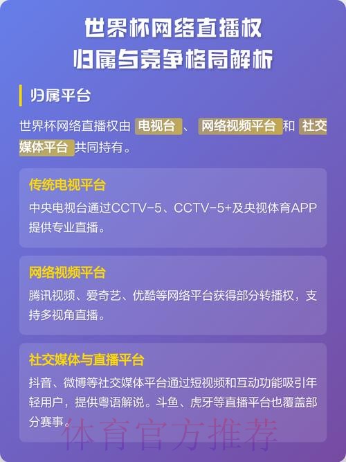 全面解析世界杯比赛直播平台与渠道
